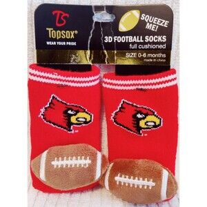 NFL Arizona Cardinals Infant Baby Socks - Size 0-6Months with 3D Football toes